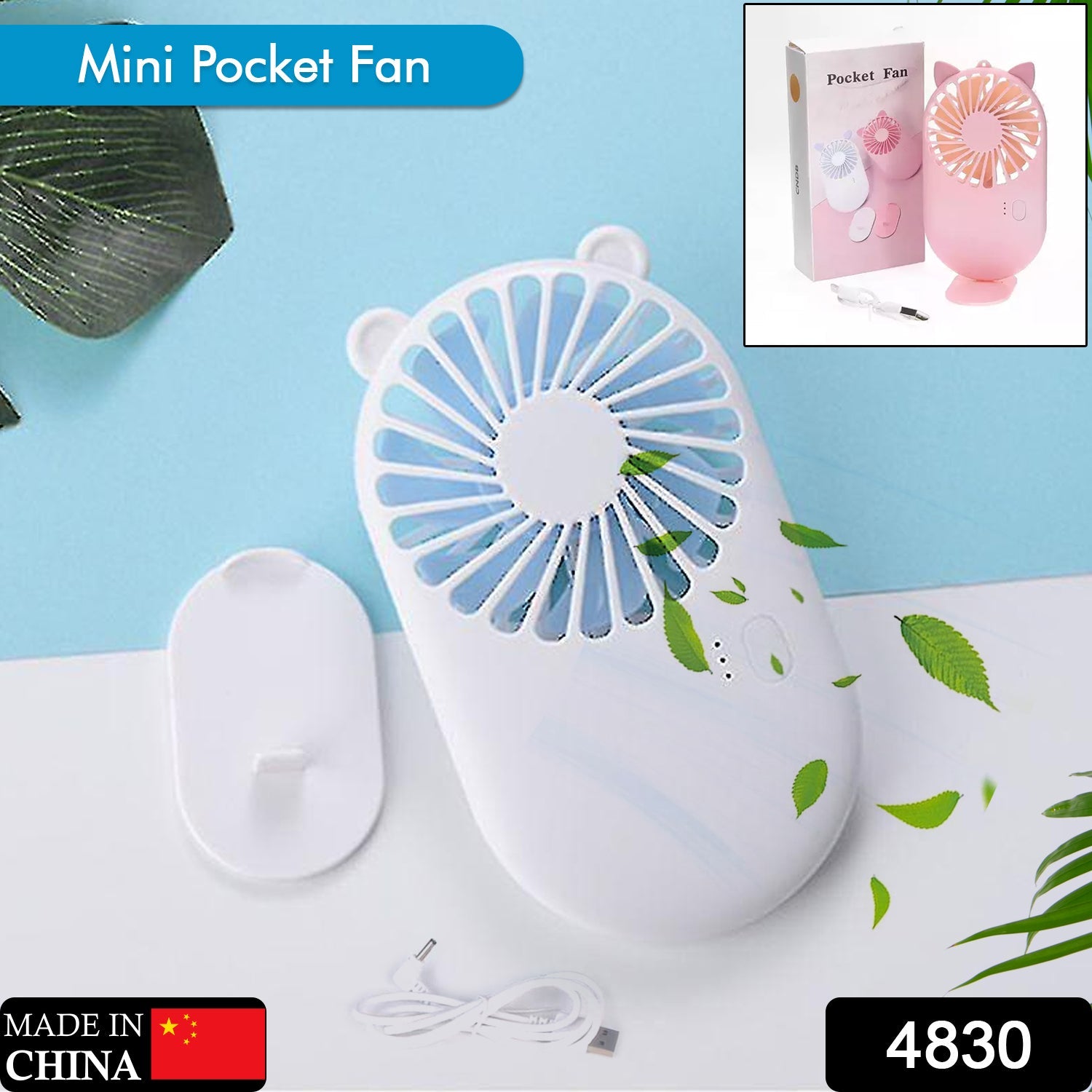 4830 Handheld Fan Creative Mini Fan Personal Fan USB Fan Pocket Fan with Bracket Table Personal Fan for Desktop Mini Fan Mini Fans Personal Fans DeoDap 4830 Handheld Fan Creative Mini Fan Personal Fan USB Fan Pocket Fan with Bracket Table Personal Fan for Desktop Mini Fan Mini Fans Personal Fans DeoDap